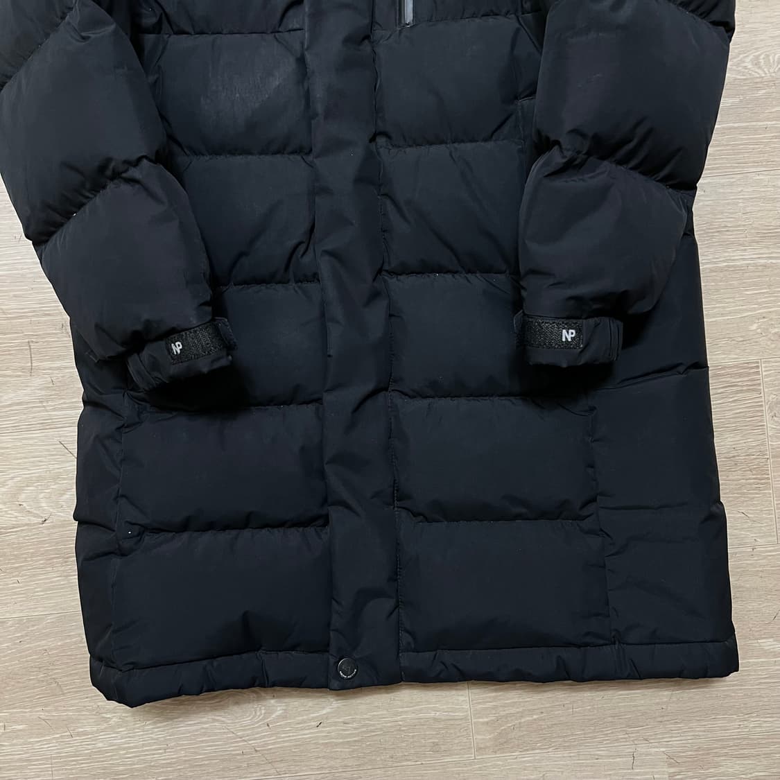 네파 키즈 덕다운 후드 롱 패딩 점퍼 [블랙] S/140 상품이미지3