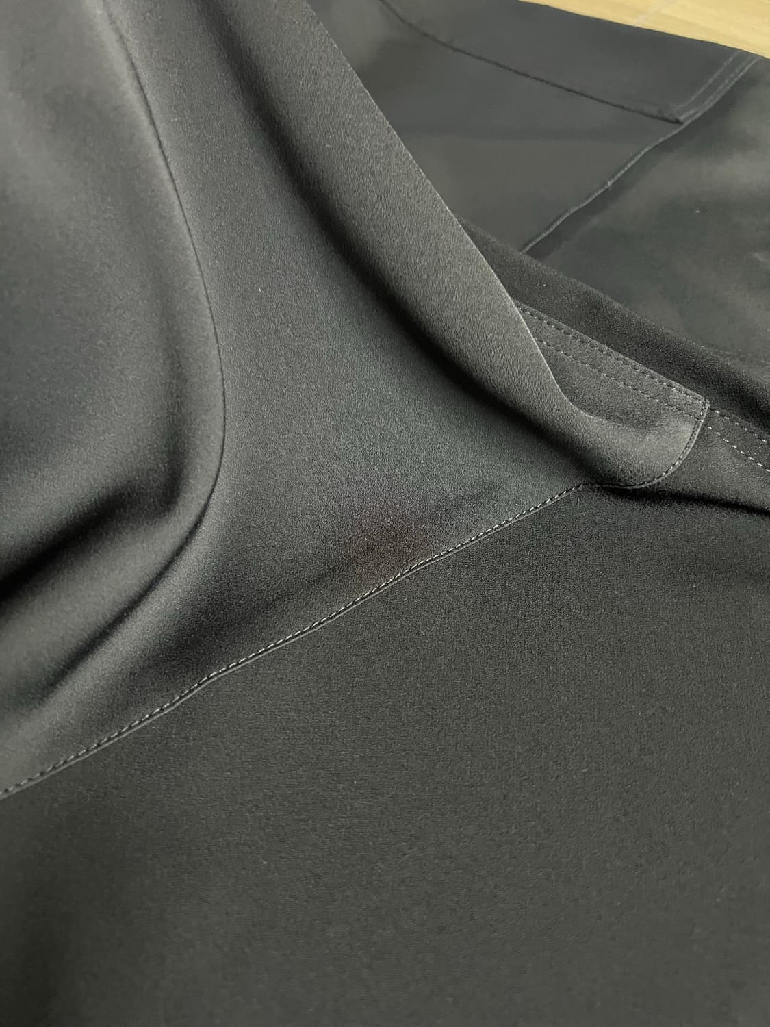 MM6 포플린 블랙 와이드팬츠 상품이미지5