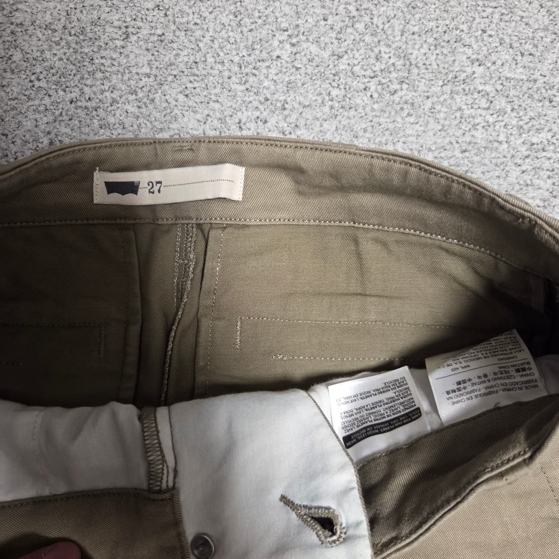 Levi's 리바이스 화이트탭 코튼팬츠 28-29 상품이미지4