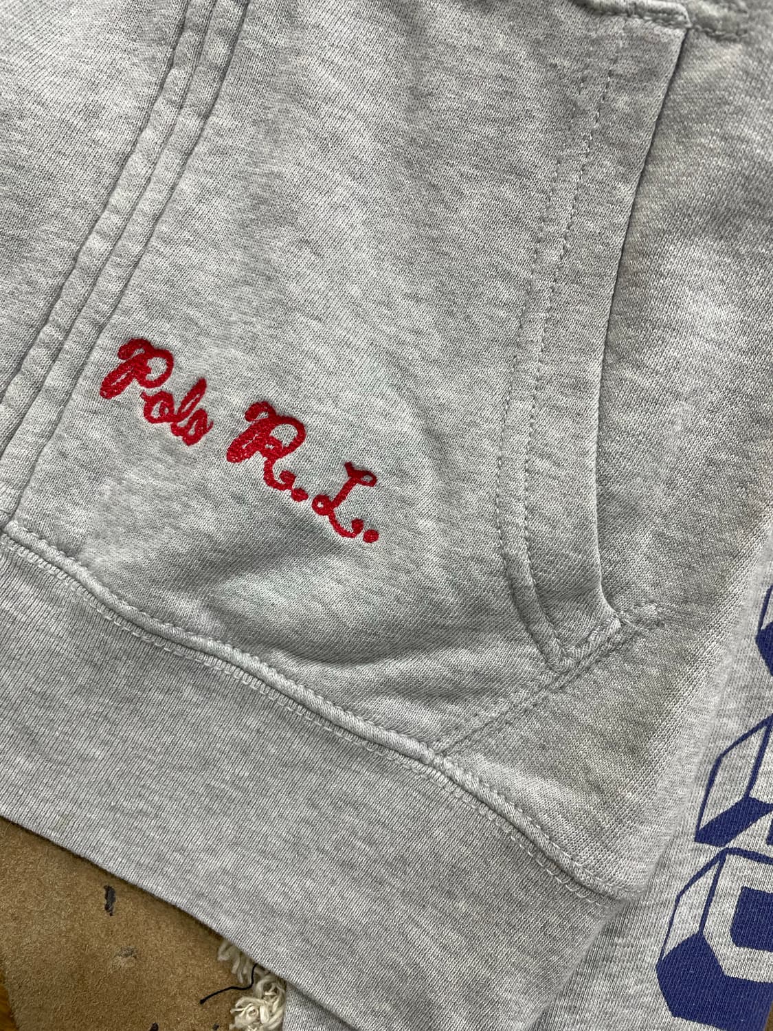 폴로랄프로렌/그레이 그래픽후드티(S) 상품이미지4