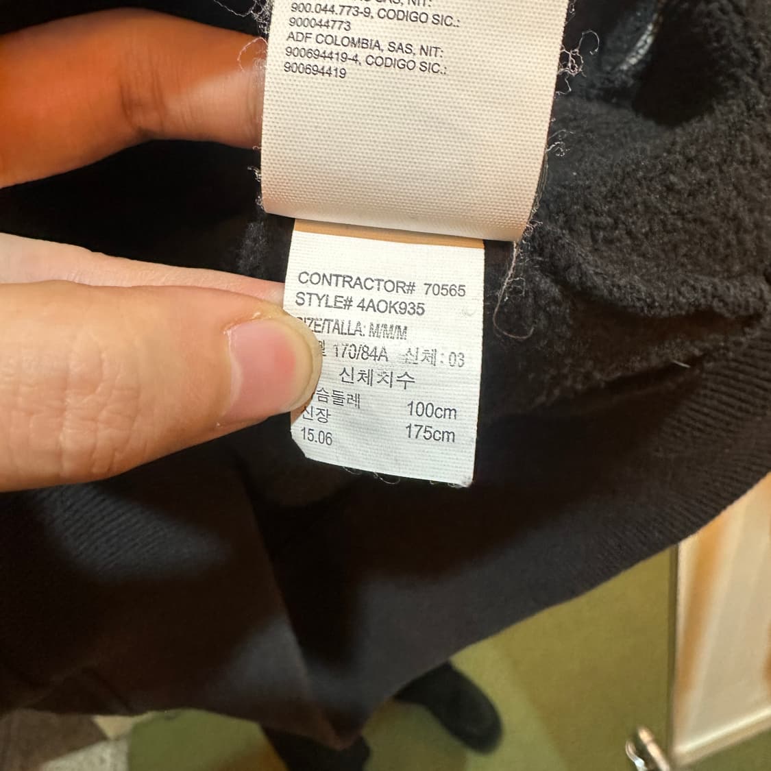 켈빈 클라인 헤비 후드 집업  상품이미지5