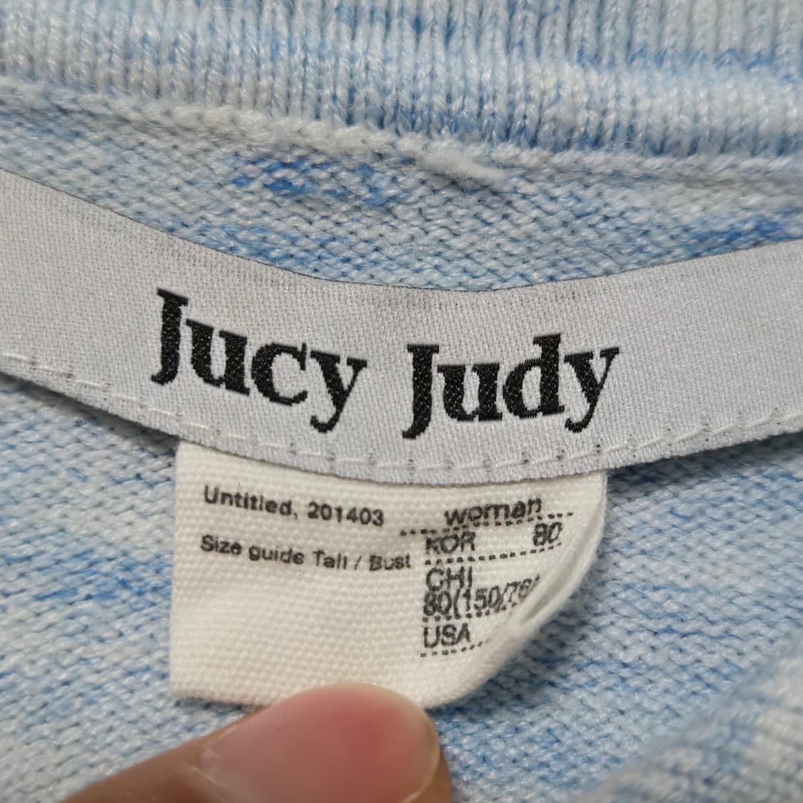 쥬시쥬디 셔츠 카라 풀오버 니트 / 여성 니트/ 여자 니트 상품이미지4