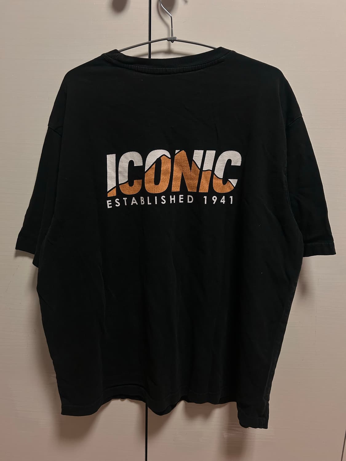 지프 아이코닉 반팔 티셔츠 블랙 XL 상품이미지3