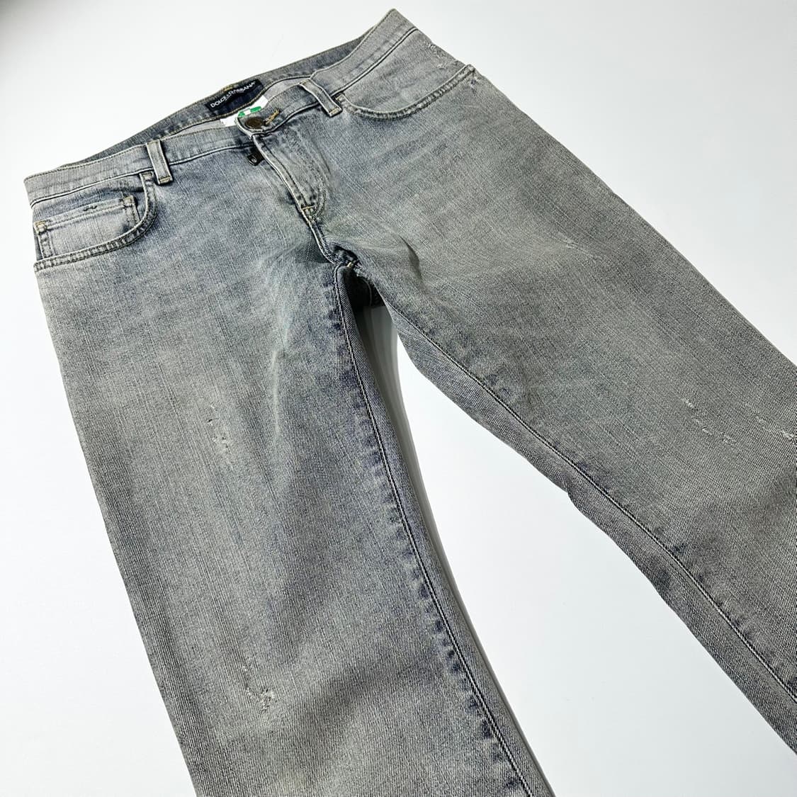 돌체 앤 가바나 메탈 플레이트 워시드 데님 팬츠 상품이미지6