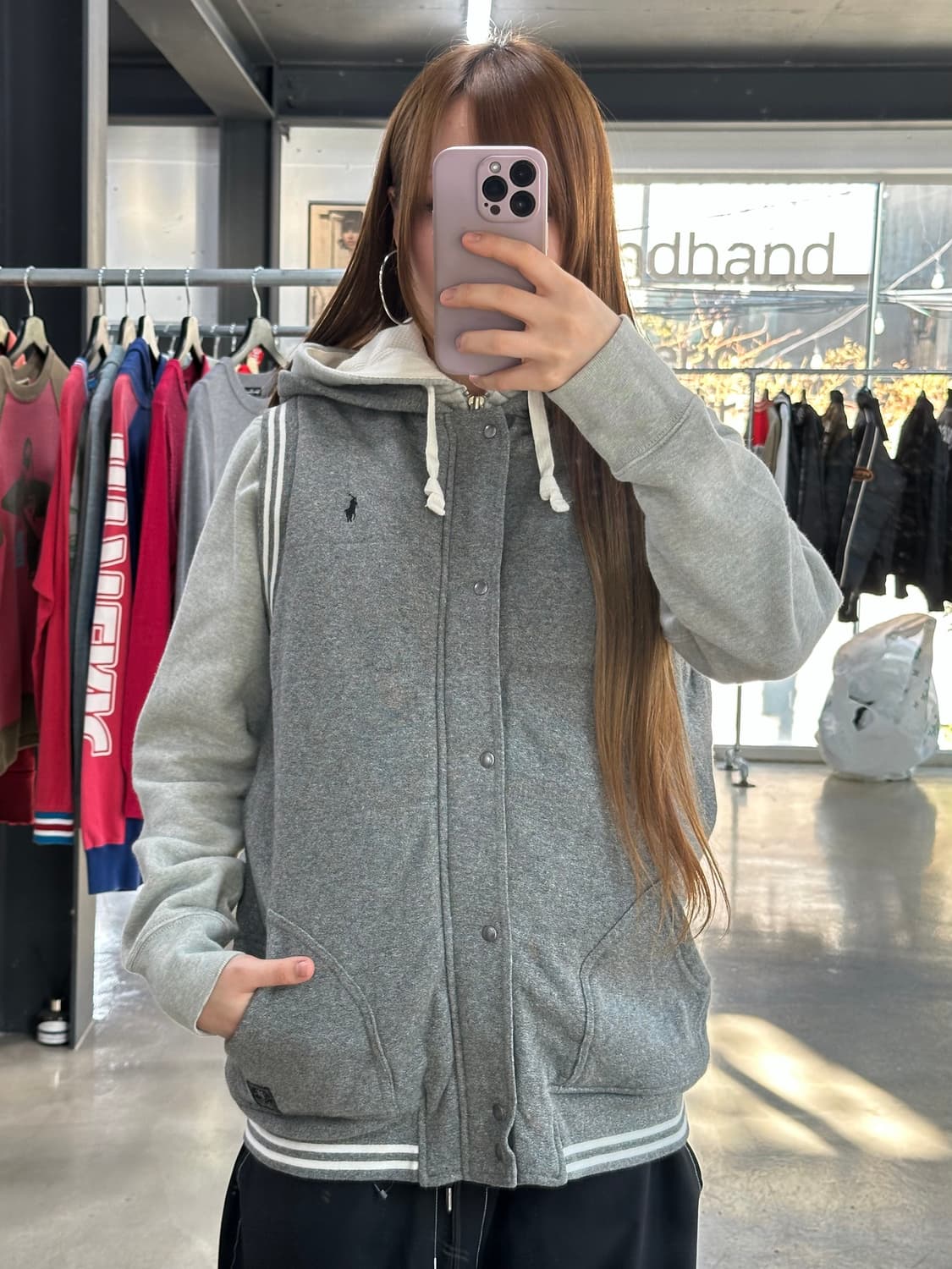 폴로랄프로렌 스타디움 스웻후드 베스트 상품이미지3