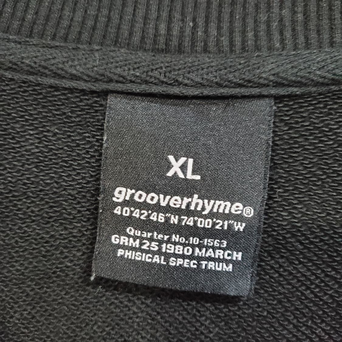 그루브라임 남성 로고 맨투맨  상품이미지4