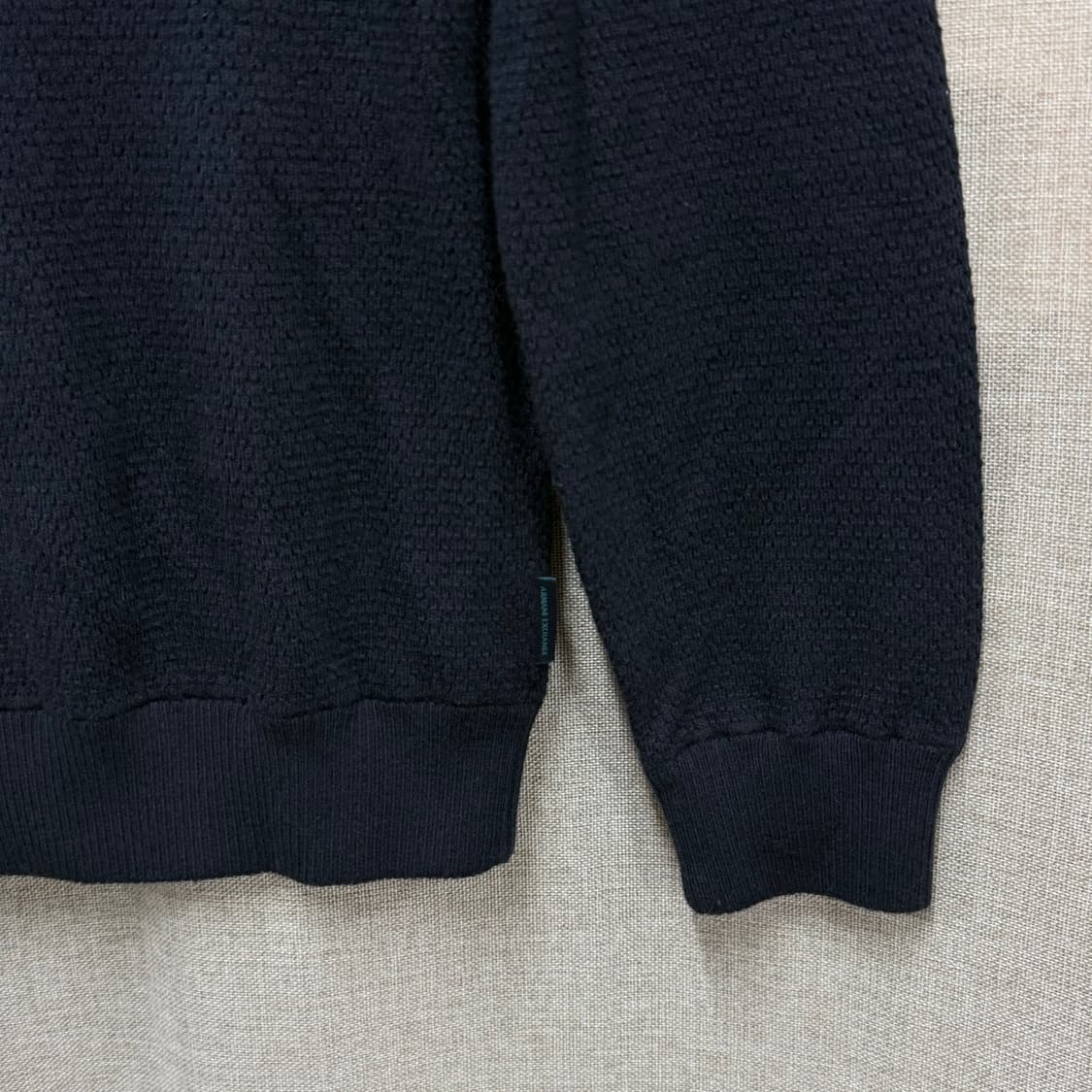 [매장판/100] 아르마니 익스체인지 A|X 로고 와플 니트 상품이미지4