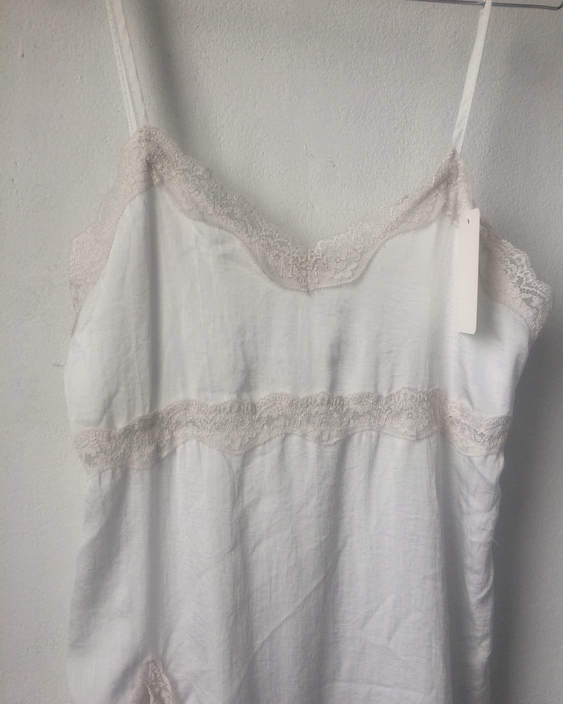 Lace trimming slip onepiece 상품이미지5
