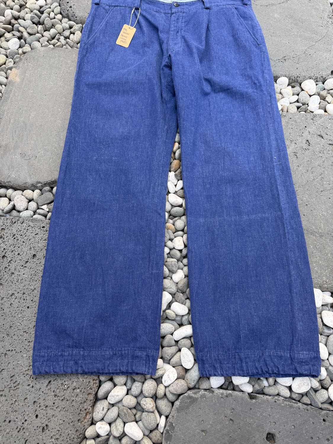 1970s FRENCH WORK DENIM WIDE 데님 프렌치워크팬츠 상품이미지4