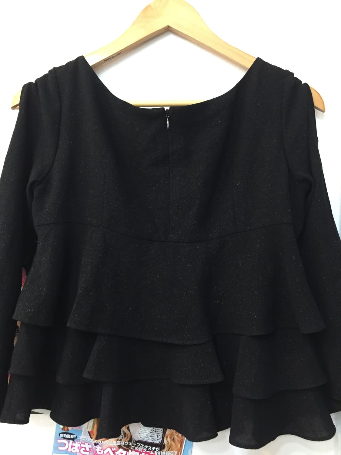 글리터 트임 리본 갸루 티셔츠 상품이미지5