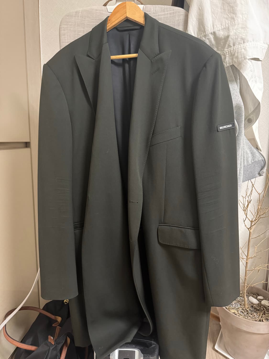 발렌시아가 더블 브레스트 오버코트 48size 팝니다 상품이미지2