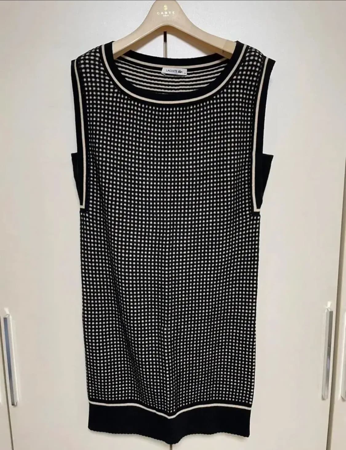 라코스테 여성 민소매 니트 원피스 34 사이즈(76cm) 상품이미지1