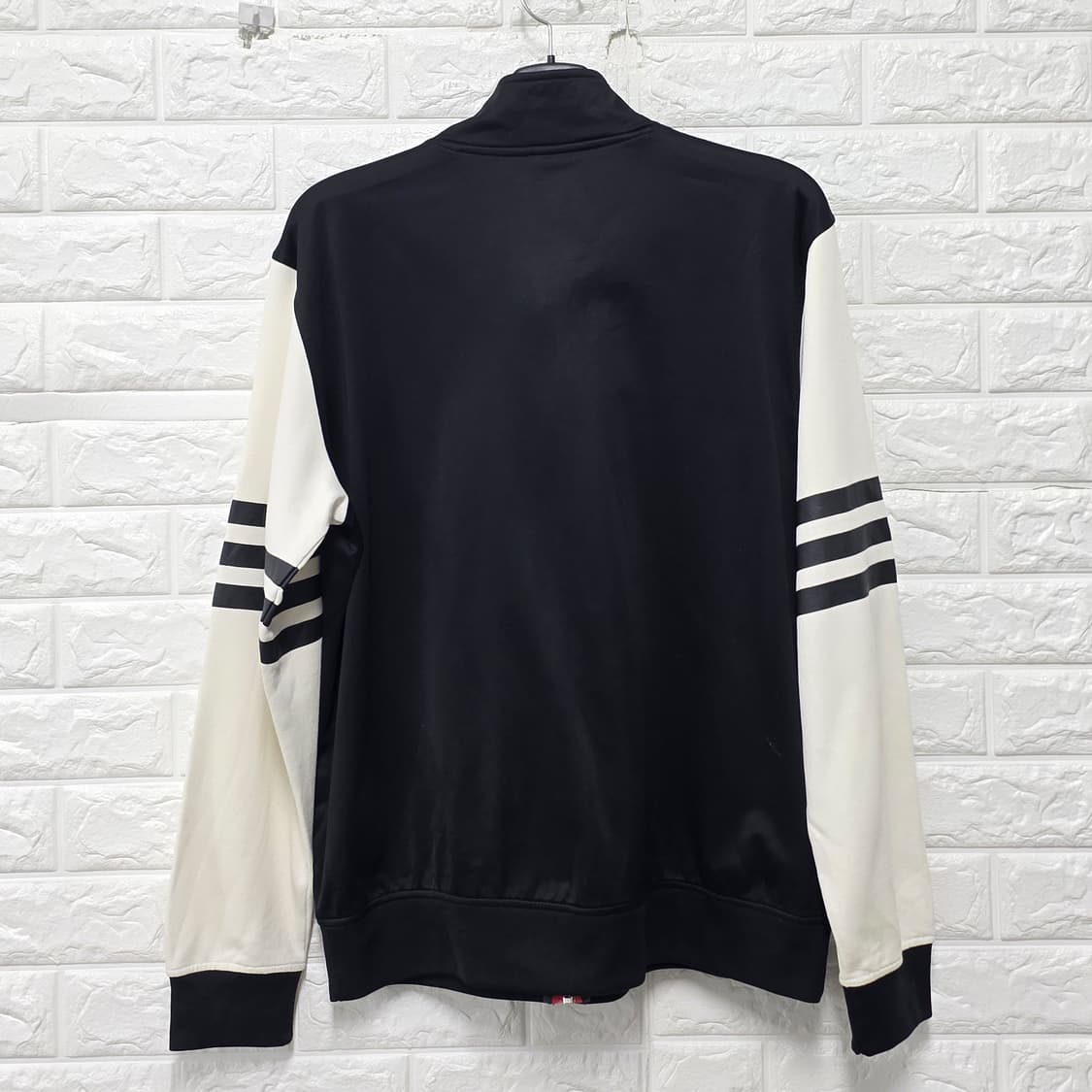 택포// 아디다스 삼선 트랙탑 블랙 화이트 2XL ejk 상품이미지4