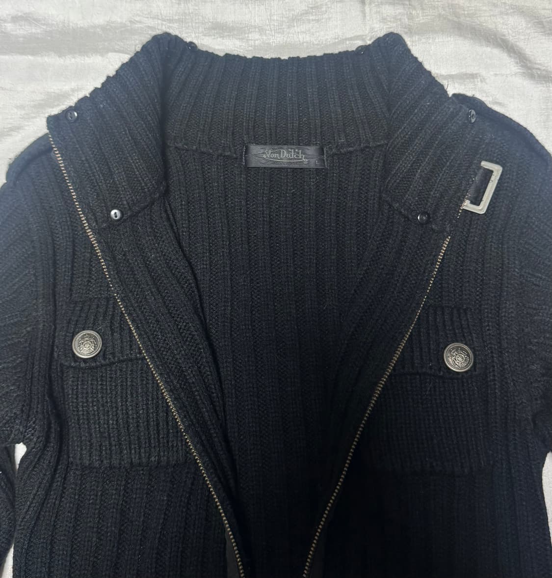 “Von Dutch“ Knit Zip-up 상품이미지4