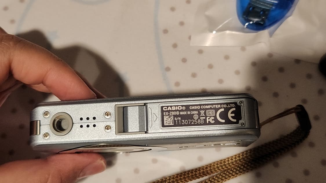 카시오 엑슬림 z80 하늘색 상품이미지3