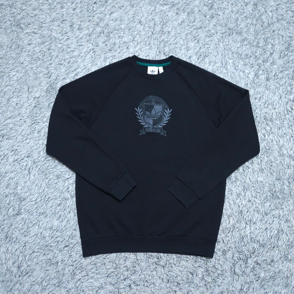 아디다스) XL 남자 기모 크루맨투맨 / 왕눈이샵 상품이미지1