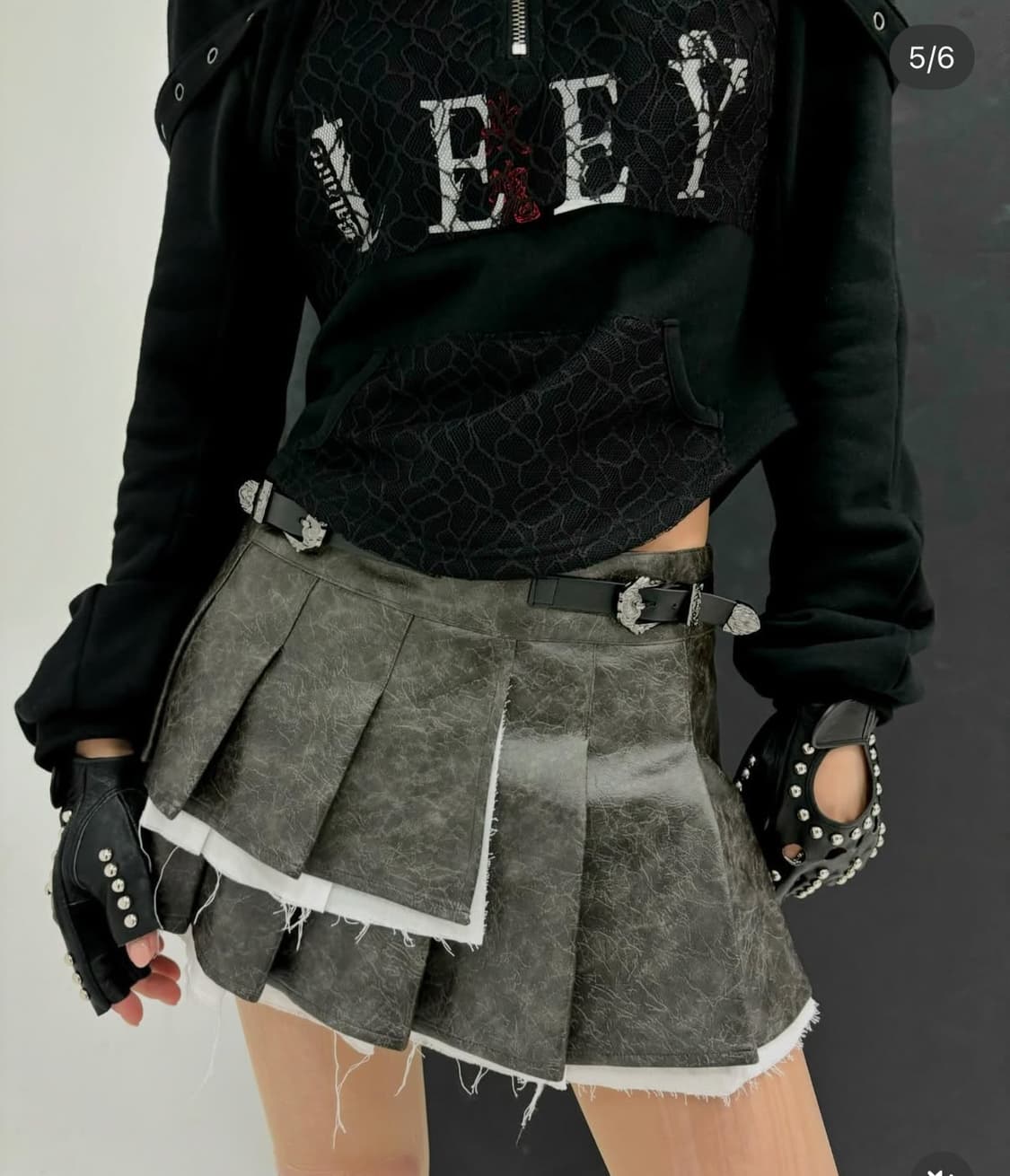 YEEL 매쉬 슬릿 후디탑 상품이미지3