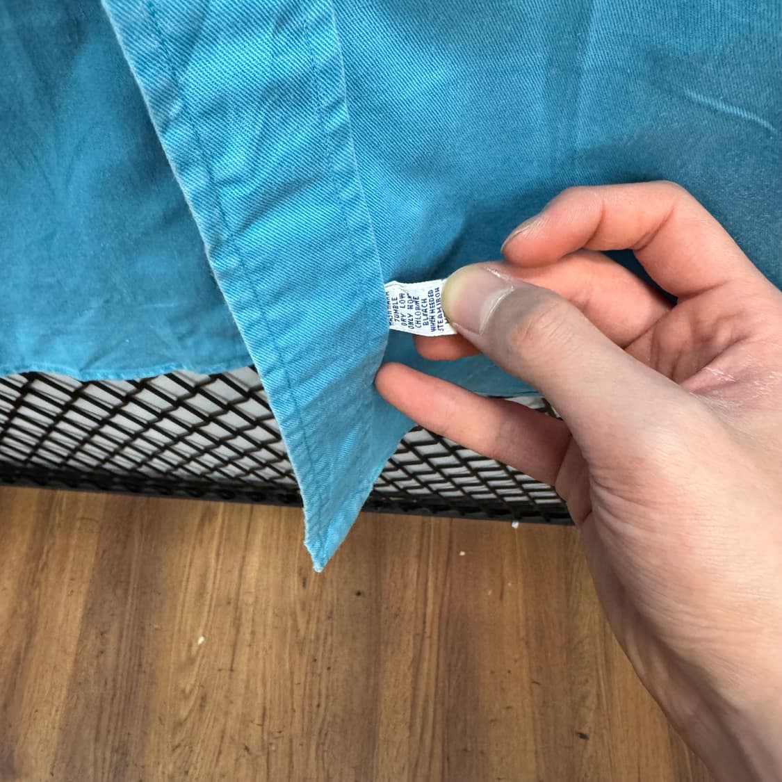 폴로 랄프로렌 솔리드 긴팔 셔츠 옐로우 포니 포인트 스카이블루 상품이미지7