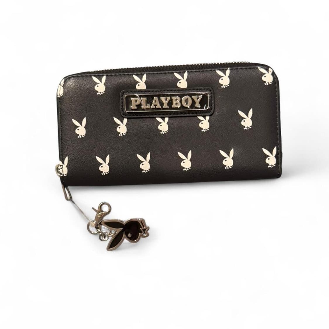 플레이보이 버니 패턴 지퍼 지갑 상품이미지1