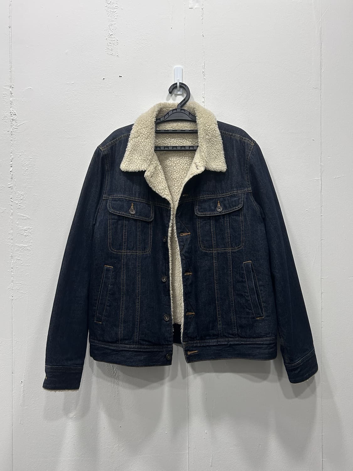 GU Japan 쉐르파 양털 데님자켓 남성 XL 상품이미지1