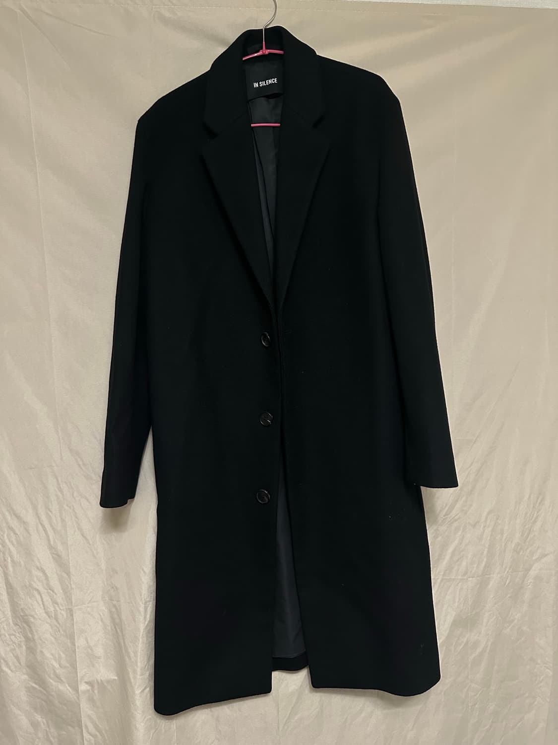 인사일런스 솔리스트 캐시미어 코트(싱글 코트) 상품이미지1