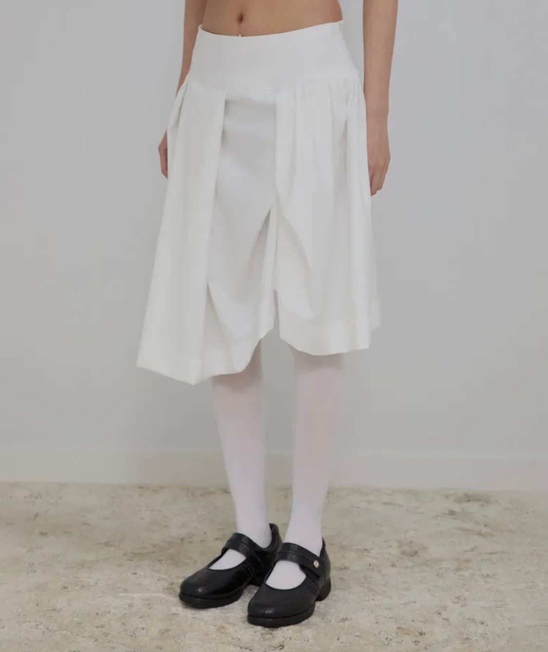 Asymmetrical Draped Midi Skirt 상품이미지3