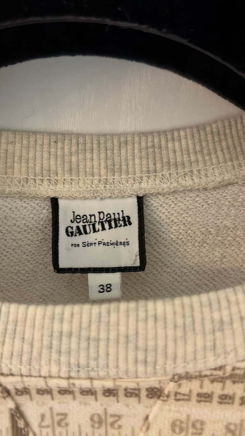 장폴고티에 맨투맨 44-66 정품 새상품수준 상품이미지2