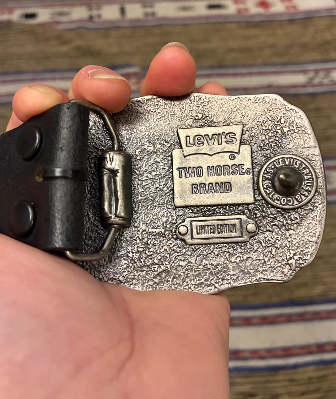 (30~34)Levis 리바이스 헤리티지 빅버클 소가죽 레더벨트  상품이미지3