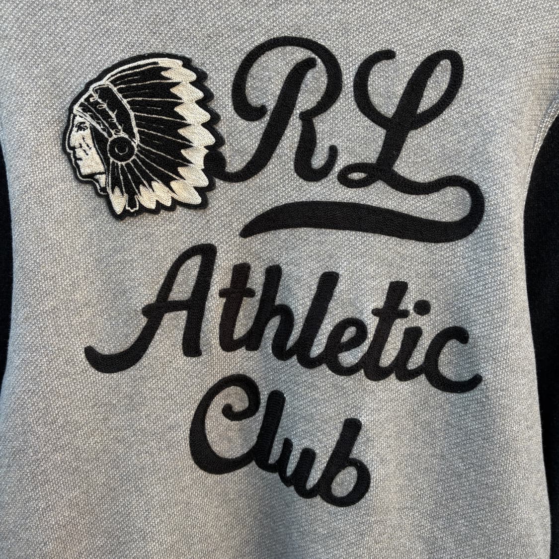 Polo 폴로 코튼 니트 바시티 자켓 상품이미지8