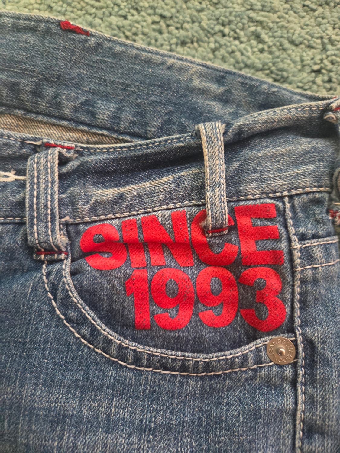 Japanese Brand  Blue Moon 데님 진 y2k 힙티지 상품이미지3