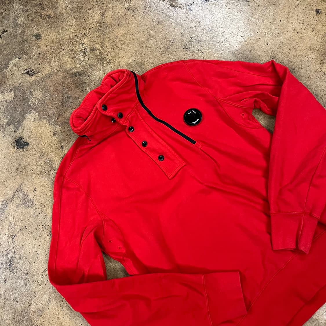 [정품/95] C.P.컴퍼니 레드 기모 맨투맨 티셔츠 b18 상품이미지1