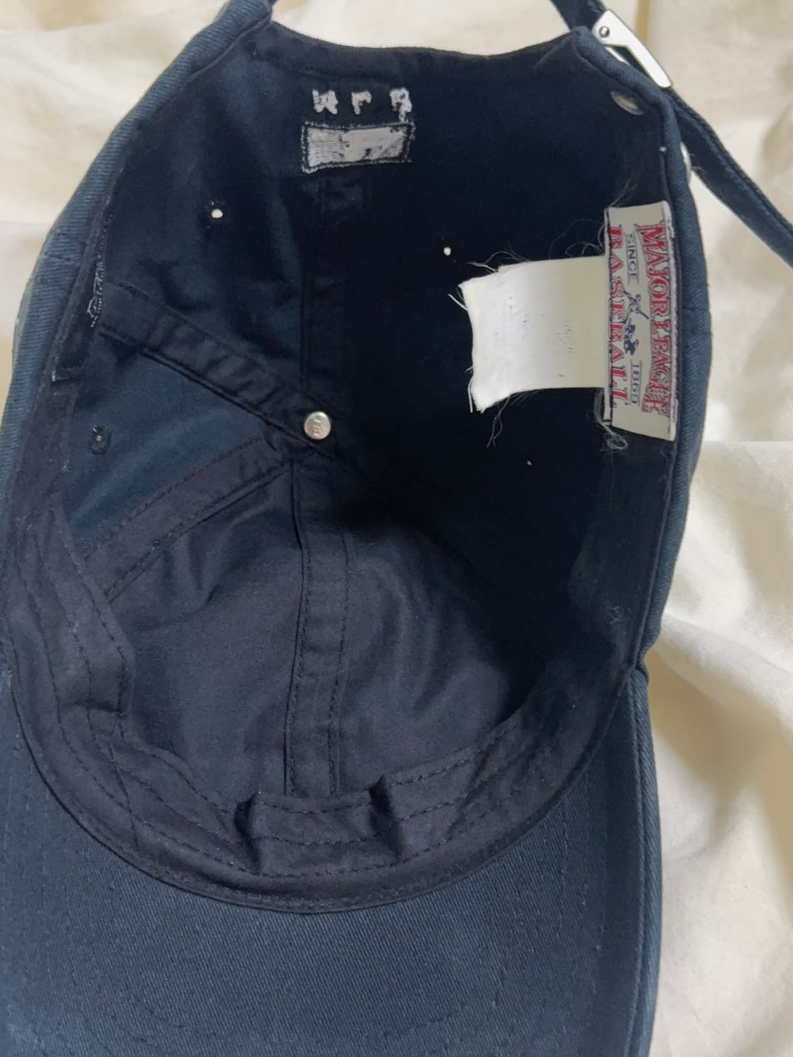 MLB 스몰로고 볼캡 블랙 상품이미지3