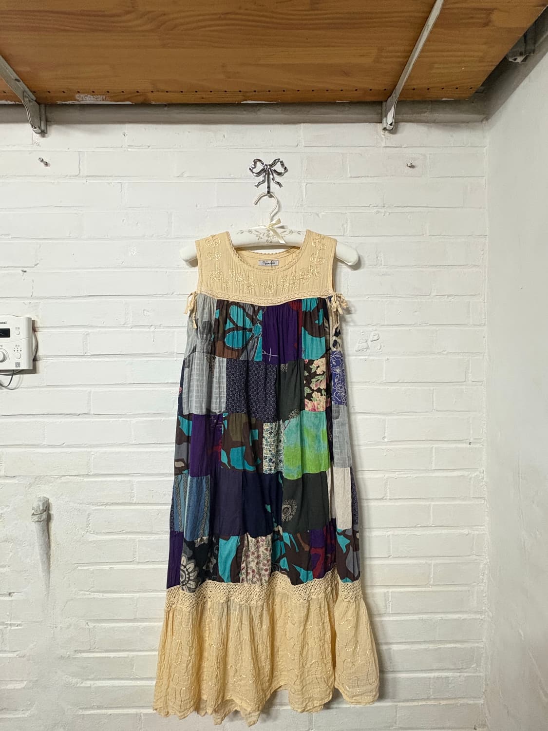jpn vintage patchwork dress 상품이미지2