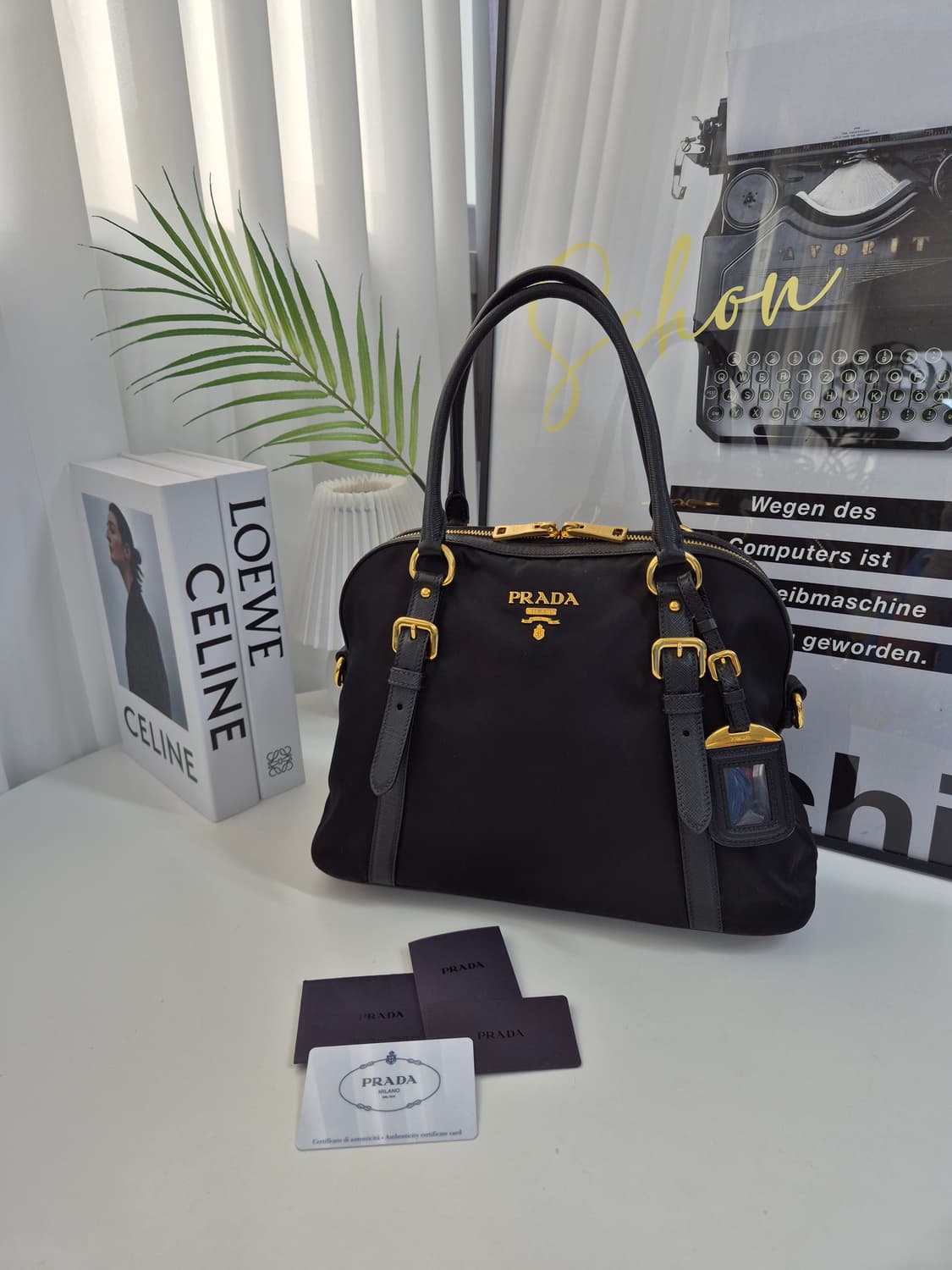 프라다 포코노 돔 토트백 상품이미지1