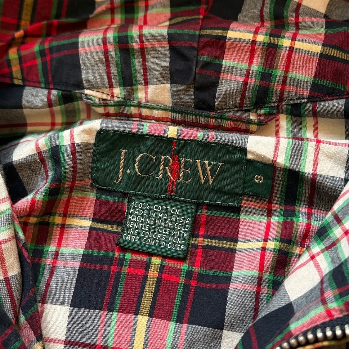 제이크루  체크패턴 후드 아노락 상품이미지8