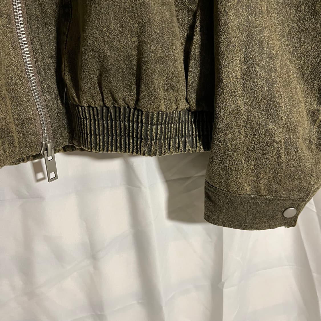 lafudgestore . 버핑레더 봄버자켓 상품이미지3