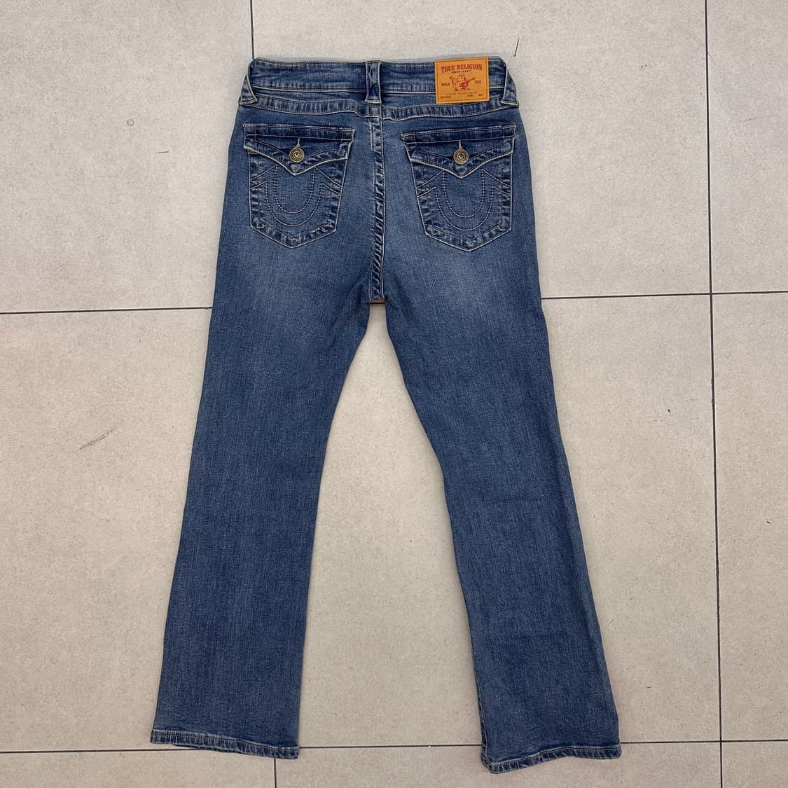 트루릴리젼 섹션 스트레이트 데님팬츠 상품이미지5