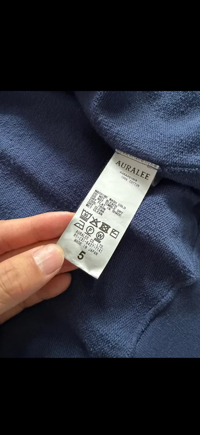 오라리 프로덕트다이드 집업 후디 상품이미지4