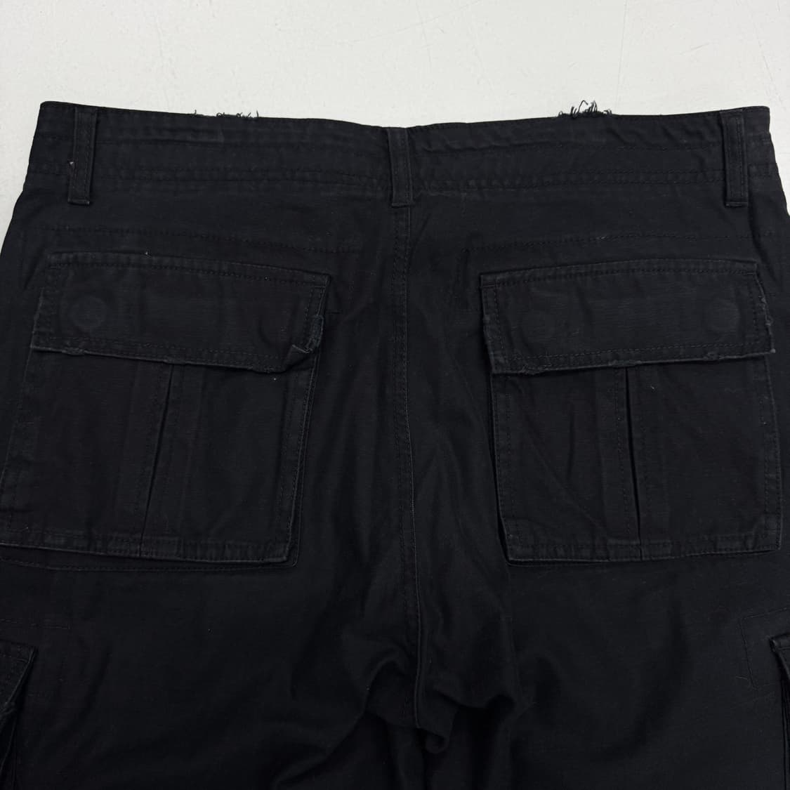 멀티포켓 Y2K 탄창 와이드 빈티지 블랙 카고팬츠 상품이미지6