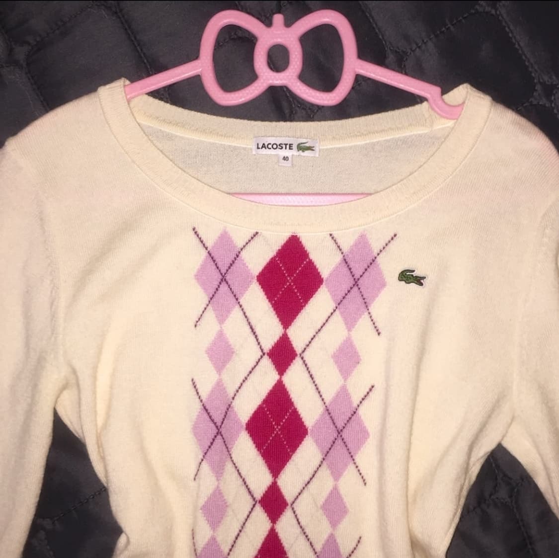 라코스테 아가일 니트 상품이미지1