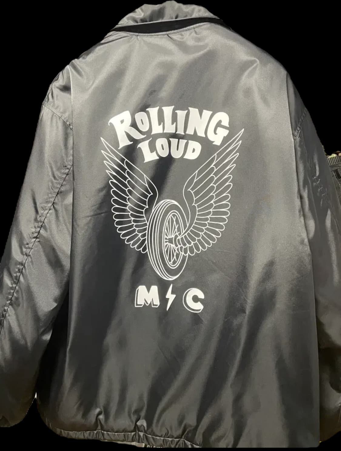 1) 롤링라우드 나일론 코치자켓 블랙 상품이미지2