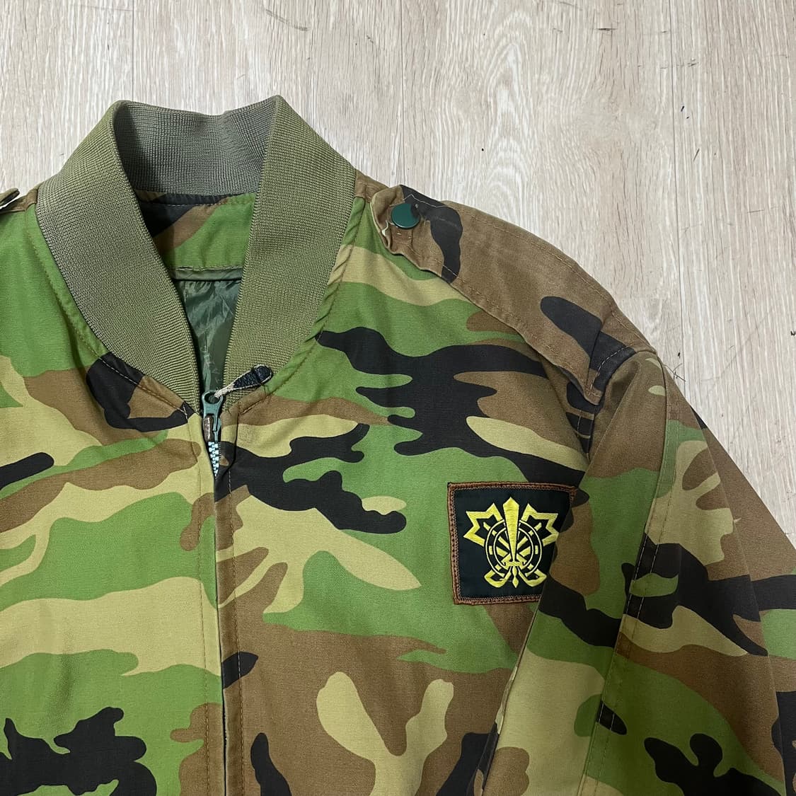 앤틱스태틱 남성 MA-1 밀리터리 카모 항공점퍼 L(100) 상품이미지1