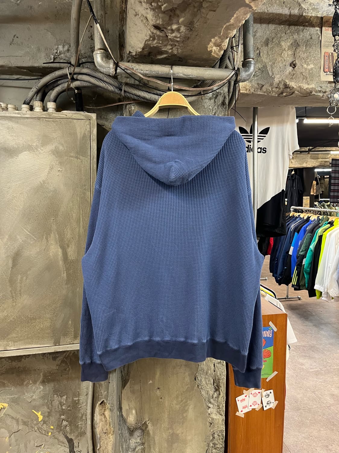 카키스 와플 후드집업 블루 4 #csz2789 상품이미지2