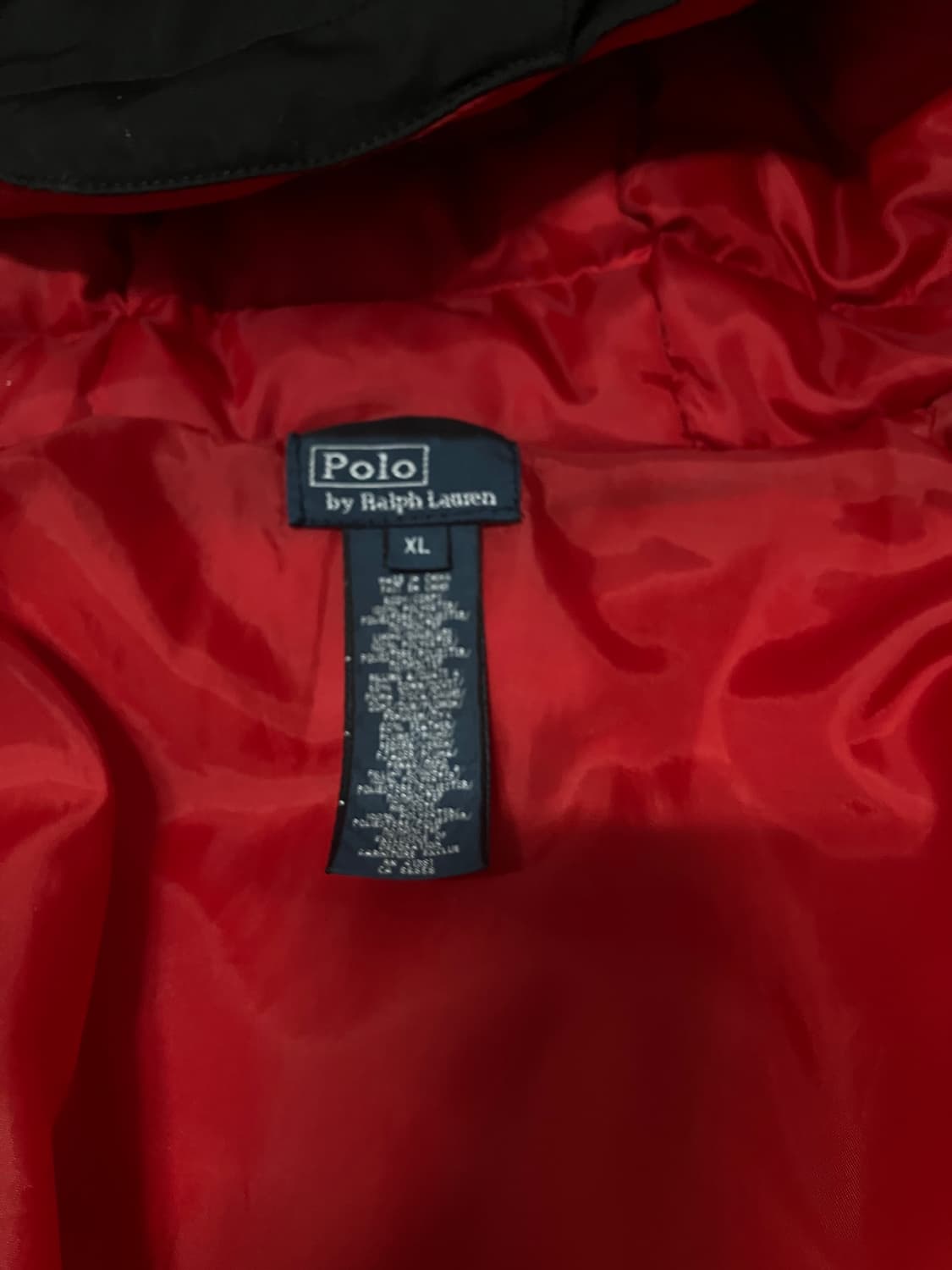 폴로 00s 빅포니로고 패딩 블랙 상품이미지6