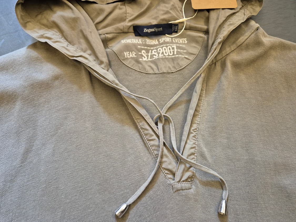 00s Zegna sport 후드 니트 상품이미지3