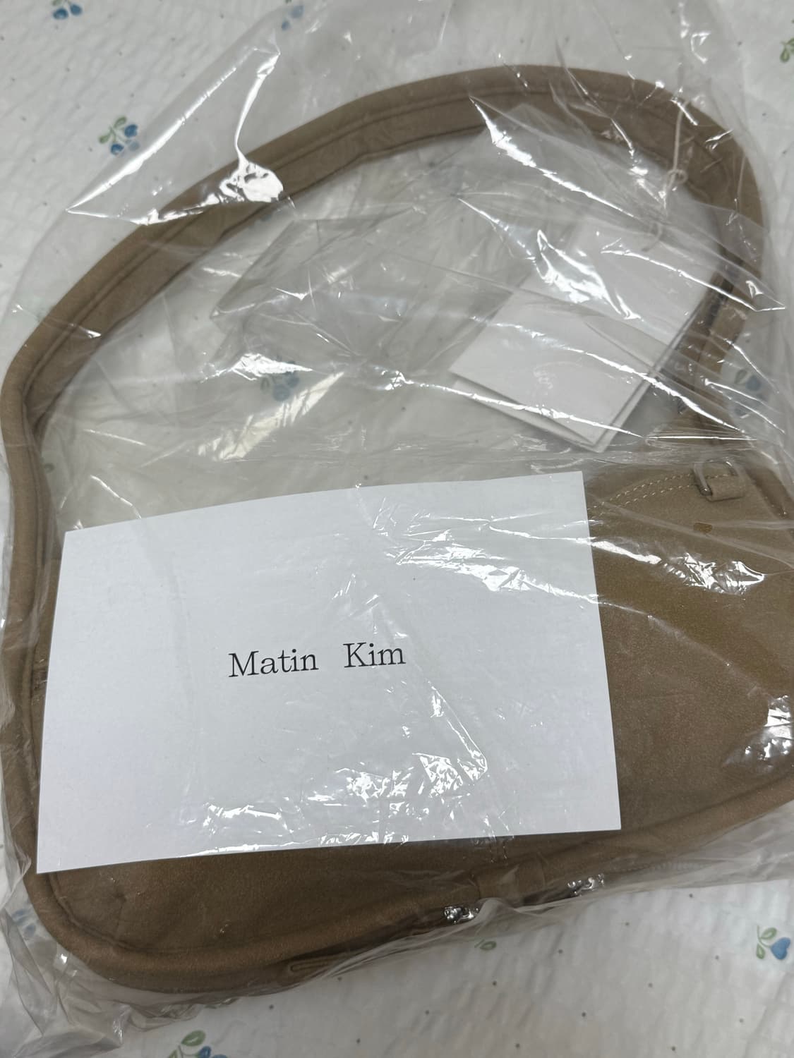 마뗑킴 스웨이드 숄더백 지퍼디테일 matin kim 상품이미지6