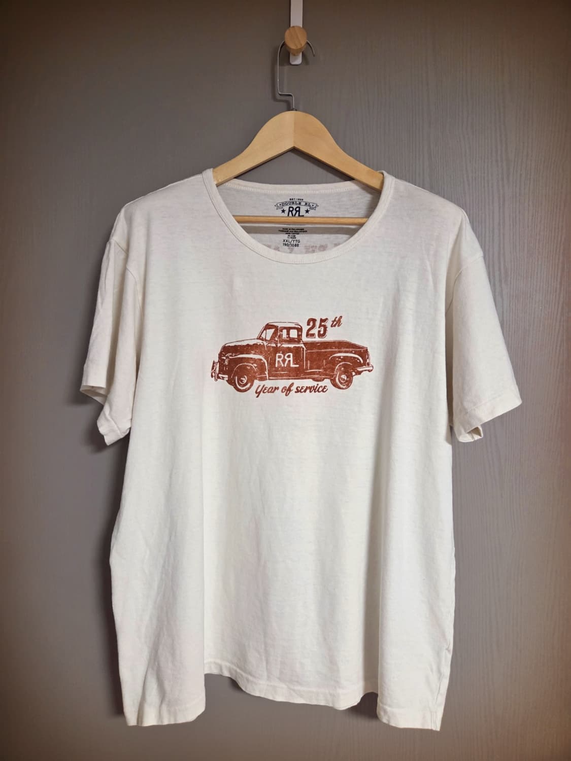 RRL 더블알엘 25주년 트럭 프린팅 반팔 티셔츠 XXL 상품이미지1