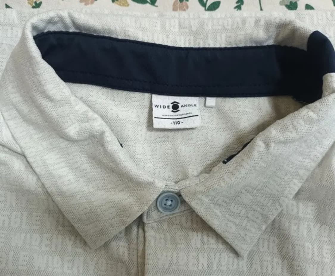 와이드앵글 남성 반팔카라티셔츠 110사이즈 상품이미지4
