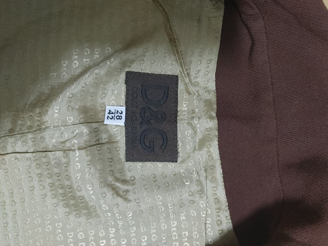 D&G 브라운 더블 버튼 재킷 42 상품이미지6