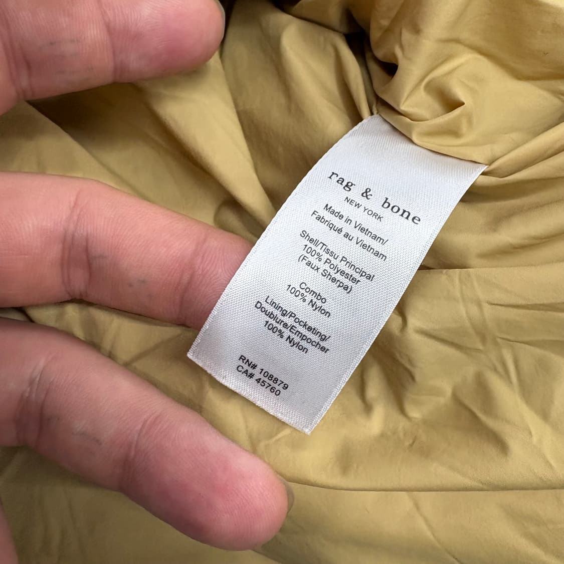 (90)Rag&Bone 뽀글이 플리스 자켓 아이보리 상품이미지5